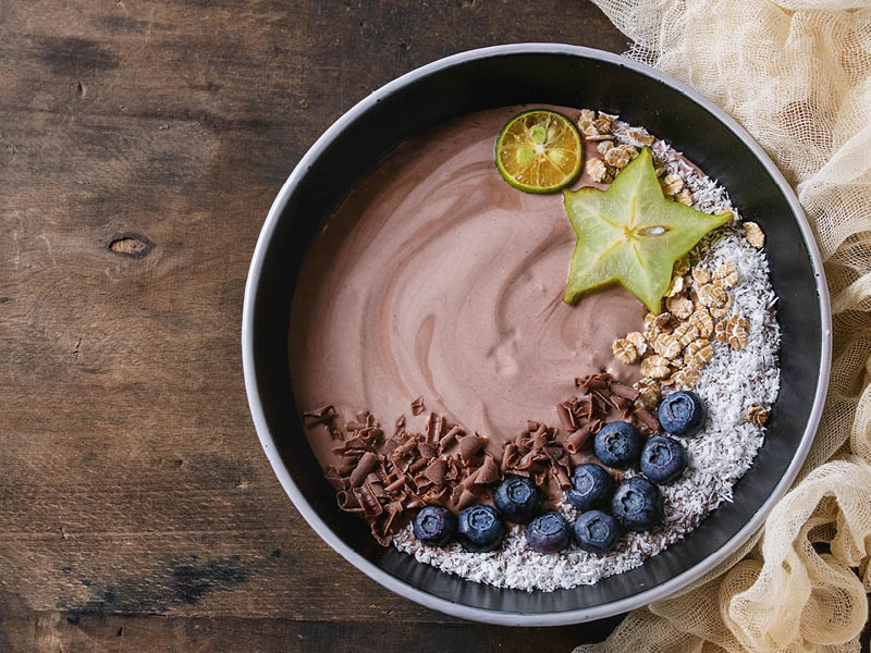 Chocolate Protein Smoothie Bowl Recipe – Muscle Protein